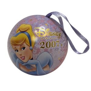 Disney Princess Cinderella Belle 2007‎ Holiday Christmas Tree Ornament